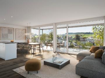 Pfaffnau, Kanton Luzern - Balkon, Terrasse