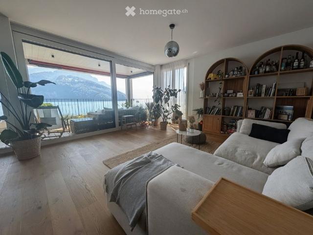 Wohnen mit Seeblick, möblierte 3.5 Zimmer Wohnung auf Zeit