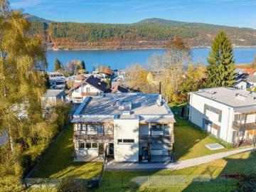 Wohnen mit Seeblick – exklusive Gartenwohnung in Auen am Wörthersee
