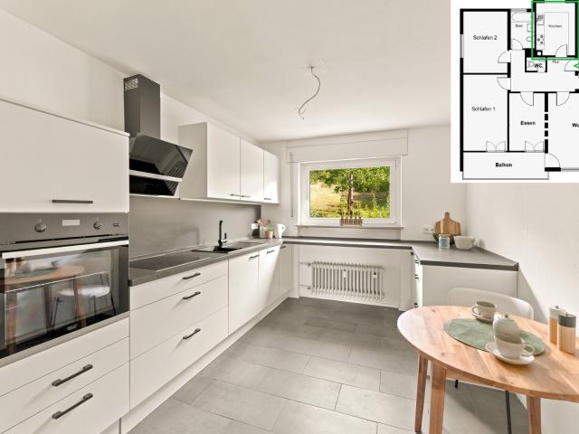 Wohnen mit traumhaftem Ausblick: Helle 4. Zi. Wohnung + Einzelgarage *PROVISIONSFREI