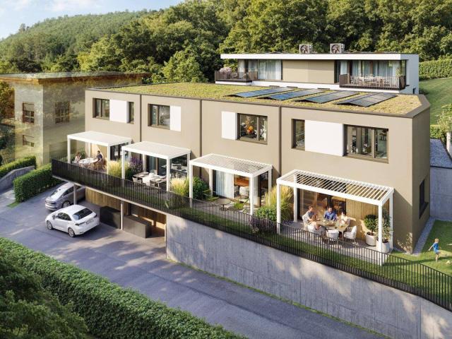 Wohnen mit Weitblick – Exklusives Reihenendhaus in schöner Aussichtslage