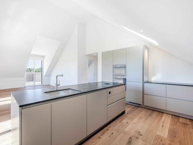 Wohnen mit Weitsicht attraktive 2.5 Zimmer Neubau Wohnung mit Dachterrasse