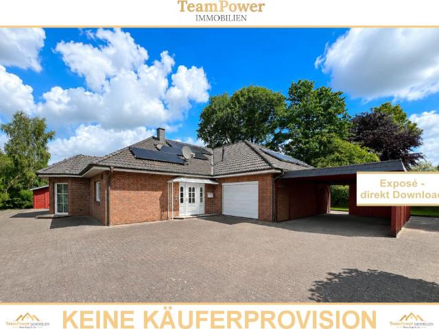 Wohnen mit Zukunft – Bungalow mit PV Anlage und Ausbaureserve