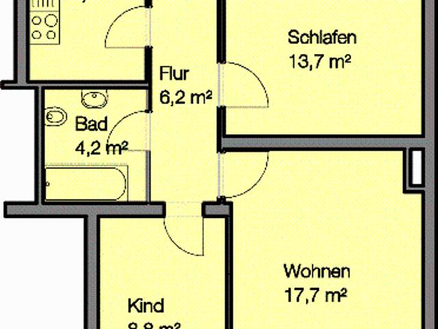 Wohnen mitten in der Innenstadt gemütliche 3 Zimmer zum Wohlfühlen