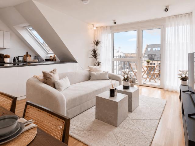 WOHNEN NAHE DONAU ZENTRUM | VOLLMÖBLIERTE 2 ZIMMER WOHNUNG MIT TERRASSE | IDEAL FÜR EIGENNUTZER & ANLEGER