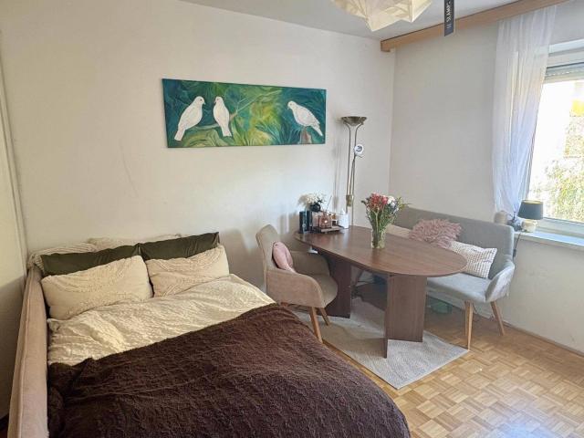 Wohnen nahe LKH Salzburg – charmante 1 Zimmer Wohnung mit Grünblick | provisionsfrei