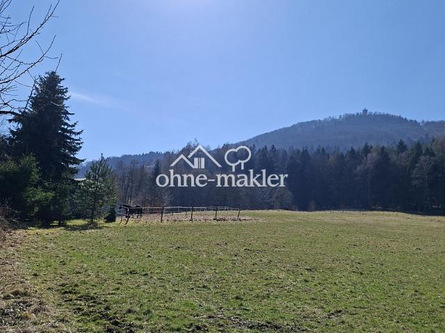 Wohnen wo andere abschalten Haus mit Blick auf die Lausche in traumhafter Naturlage