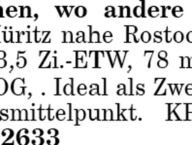 Wohnen,wo andere Urlaub machen