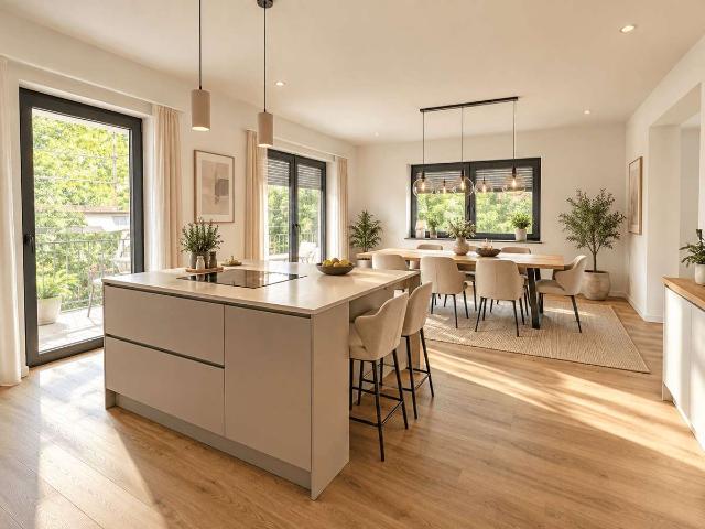 Wohnen wie im Neubau! Moderne 3 Zimmer Wohnung mit Balkon & Einbauküche in Haigerloch Owingen!