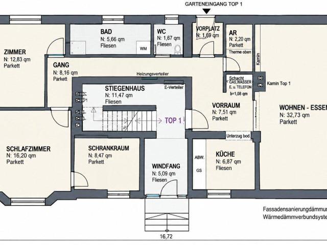 Wohnen wie im eigenen Haus – 4 Zimmerwohnung mit Eigengarten & Stellplatz in Ruhelage – PROVISIONSFREI