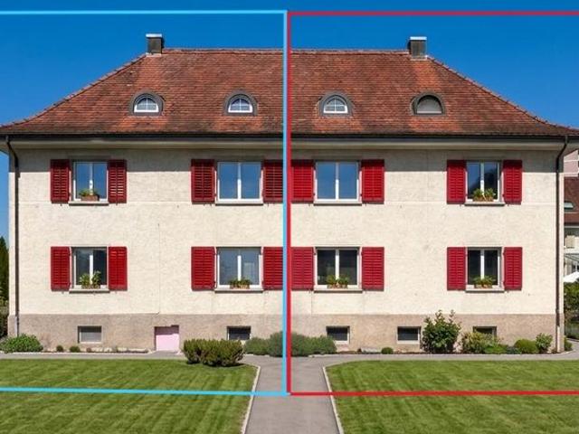 Wohnen wie im Eigentum zwei Haushälften in genossenschaftlichem Umfeld