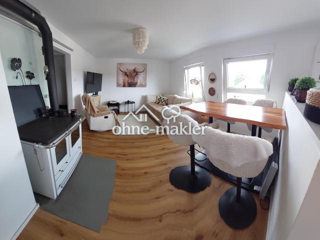 Wohnen wie im Haus: 4,5 Zimmer Maisonette mit Garten, Sauna, Garage und Aussicht bis zum Funkturm