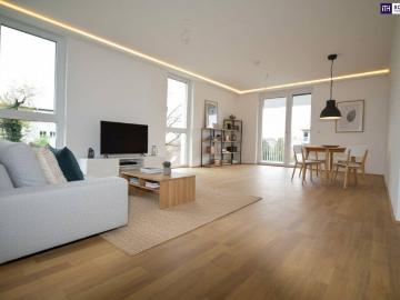Wohnen, wie Sie es verdienen – Traumhafte 3 Zimmer Wohnung in zentraler Lage mit gigantischer Sonnenterrasse im Luxus Neubau!