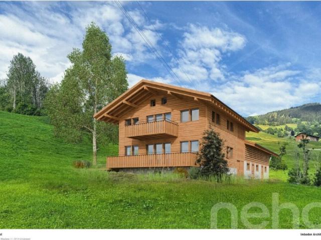 Wohnen unterm Giebel: 3.5 Zimmer, viel Holz und Eigerblick