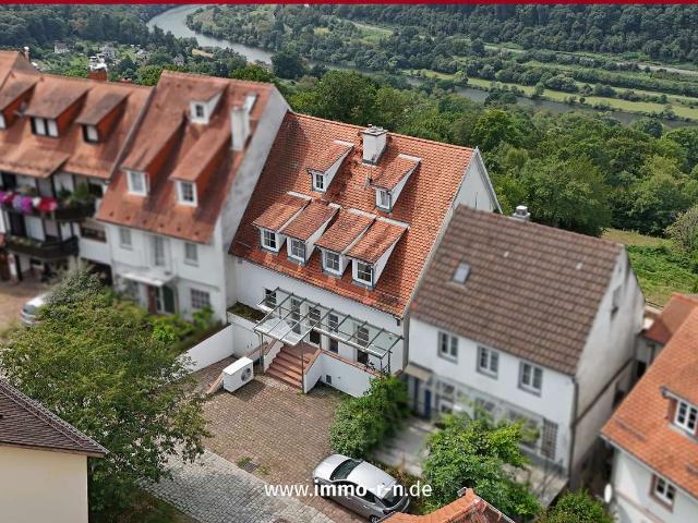 Wohnen und Arbeiten auf der Bergkrone von Dilsberg mit Panoramablick ins Neckartal