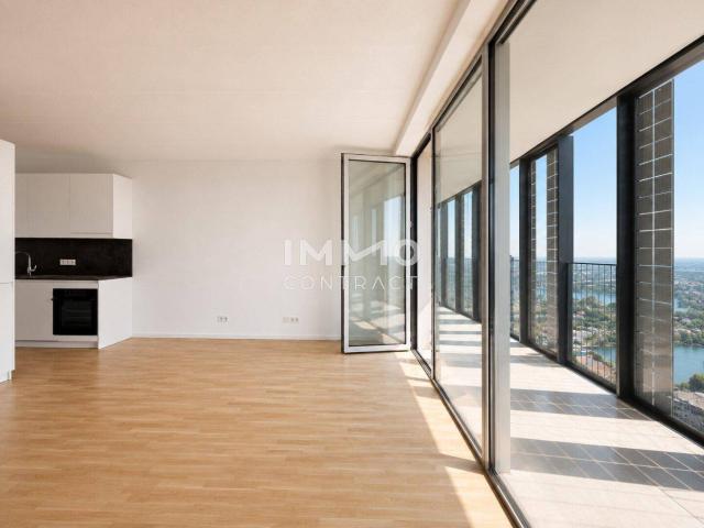 Wohnen über Wien: U1 Donauinsel DC2 Tower 37. Etage