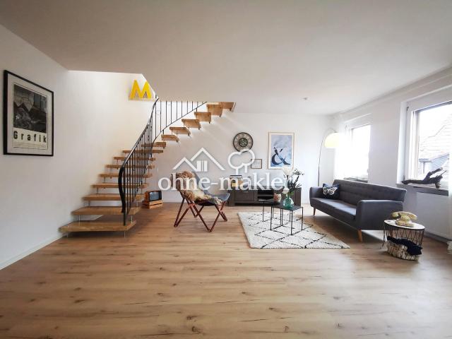 Wohnen über zwei Ebenen: 114 m² Maisonette im Herzen von Oppenheim