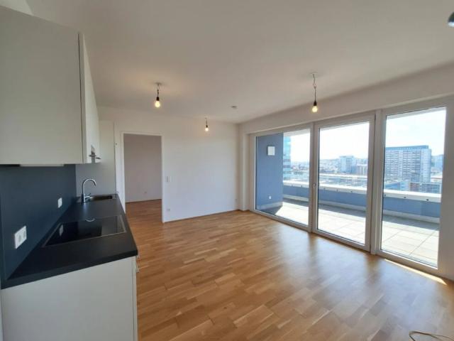 Wohnen über den Dächern von Linz KOMPAKTE 2 Zi Wohnung mit Blick zur GRÜNEN MITTE!
