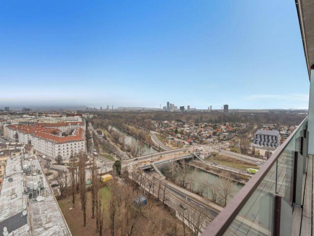 Wohnen über den Dächern Wiens mit Bergblick