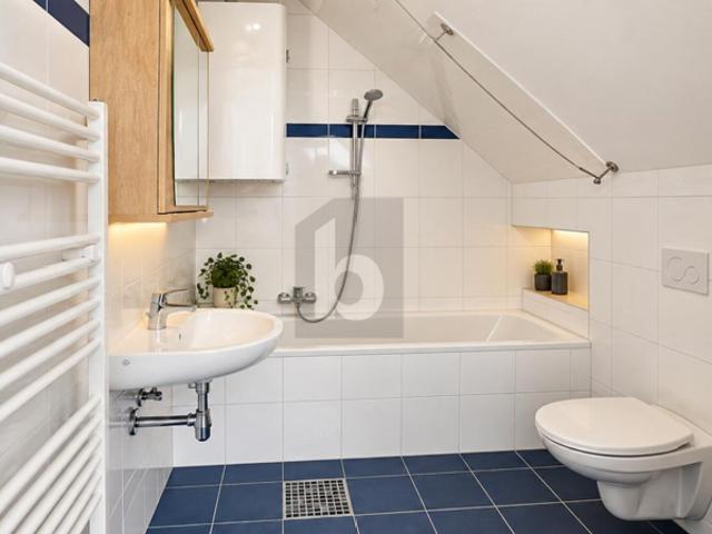 WOHNEN ÜBER DEN DÄCHERN:ELEGANTE DACHGESCHOSSWOHNUNG MIT BALKON UND GARTENMITBENUTZUNG