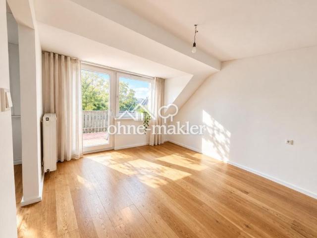 Original Wohnen über den Dächern Schwachhausens – 2 Zimmer, Dachterrasse und Grünblick