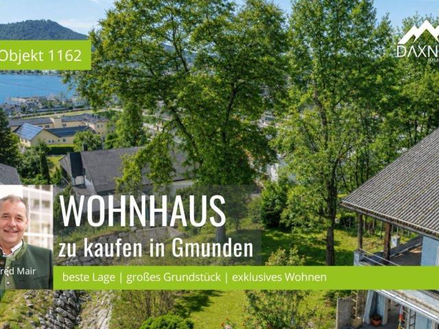 Wohnen über Gmunden – Seeblick, Privatsphäre und Raum für neue Ideen