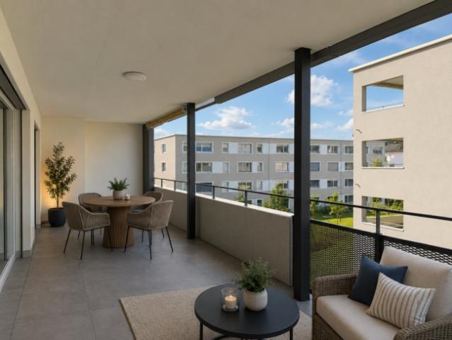 Wohnkomfort mit grosszügigem Balkon