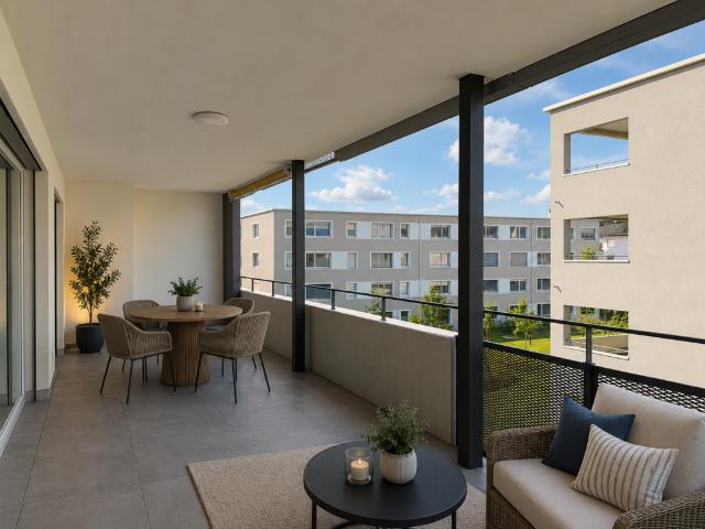 Wohnkomfort mit grosszügigem Balkon