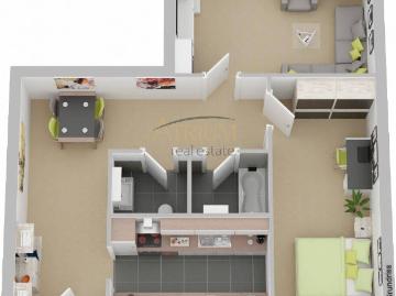 Wohnkomfort mit Lift: Gut geschnittene 2 Zimmer Wohnung mit separater Küche