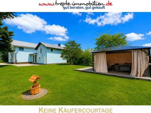 Wohnhaus + Gästehaus mit großen Grundstück in Feldrandlage! Nur 20 Minuten zum Ostseestrand!