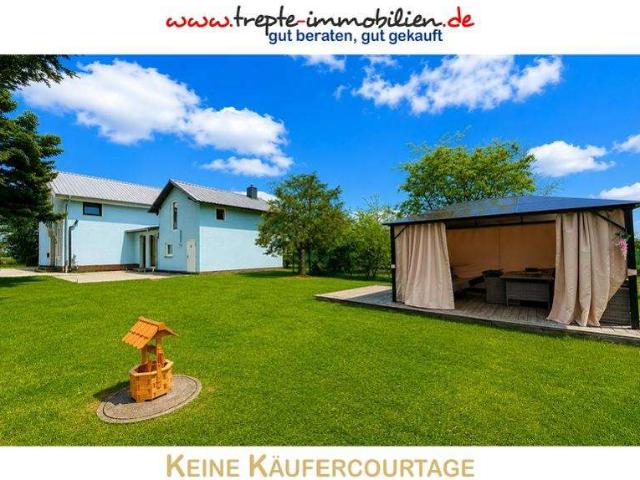 Wohnhaus + Gästehaus mit großen Grundstück in Feldrandlage! Nur 20 Minuten zum Ostseestrand!