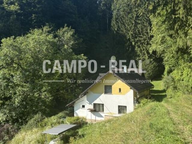 WOHNHAUS Eigene Wasserversorgung vollbiologische Kläranlage unabhängiges Wohnen im abgeschiedenen Grünlandbereich im Pielachtal Natur pur