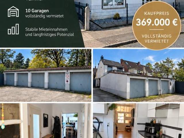 Wohnhaus mit 10 Garagen – provisionsfrei