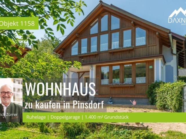 Wohnhaus mit großem Grundstück in ruhiger, sonniger Lage in Pinsdorf