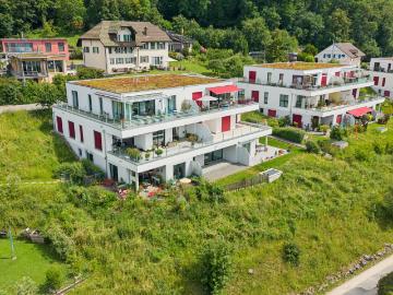 Wohnidylle mit Terrasse, Alpenblick und hochwertigem Innenausbau