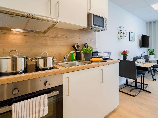 Wohnliches 1 Zimmer Apartment, klimatisiert, voll möbliert & ausgestattet in Hainburg