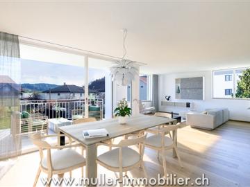 Wohnliches 3.5 Zimmer Haus mit freier Aussicht 5 Min. von Romont