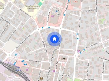 Rue De La Toula, Bulle, Greyerzbezirk, Kanton Freiburg