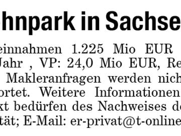 Wohnpark in Sachsen