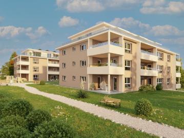 WOHNPARK SÜD  3.5 Zimmer Gartenwohnung Nr. 19 mit 180 m² Grünfläche
