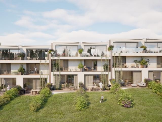 Villa am Ende der Reihe mit privatem Garten