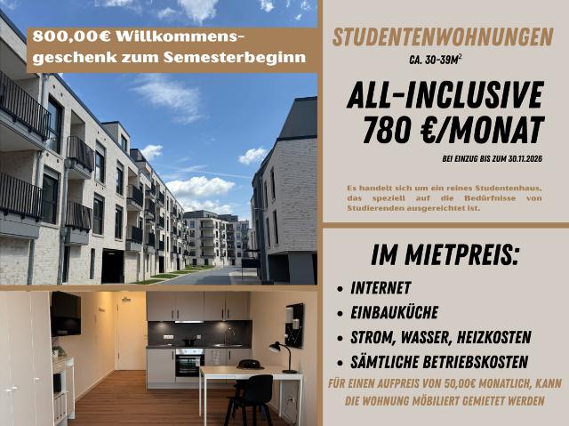 Wohnquartier Netterheide in Osnabrück Erstbezug für Studenten ! ALL IN Miete