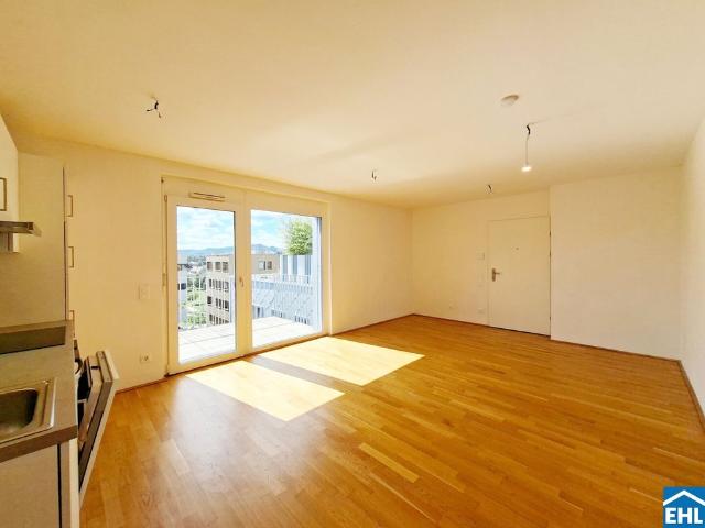 WOHNQUARTIER WILDGARTEN – 2 Zimmerwohnung mit Balkon direkt am Rosenhügel
