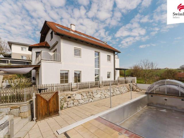 Wohntraum mit Extras: Pool 10x4, XXL Terrasse mit Ausblick & Doppelgarage