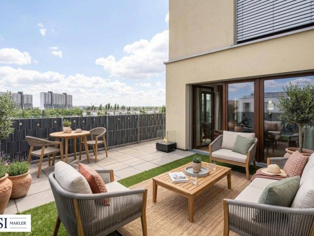 Wohntraum mit großzügiger Dachterrasse – modernes Wohnen über den Dächern von Liesing