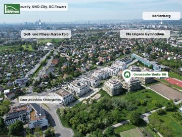 Hoch oben Traumhafte Wohnung mit 3.Zimmer, Balkon, Geothermie mit Fussbodentemperierung im Sommer und Provisionsfrei