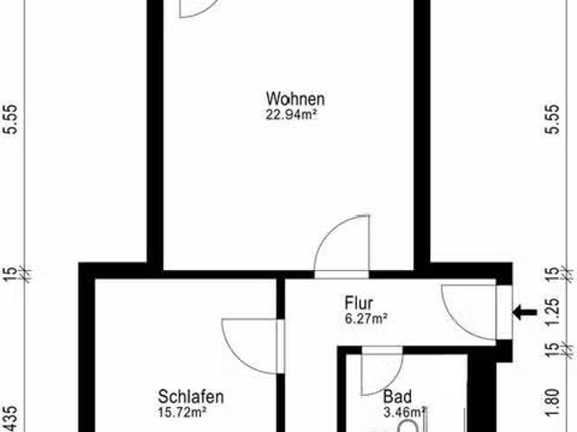 Wohnung mieten Lindau super schöne 2 Zi Wohnung mit Balkon.