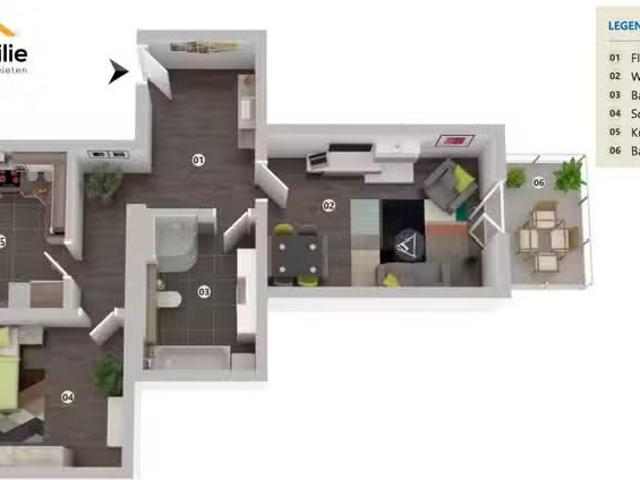 Wohnung mieten Mariental 2 Zimmer EG Wohnung in Mariental m.