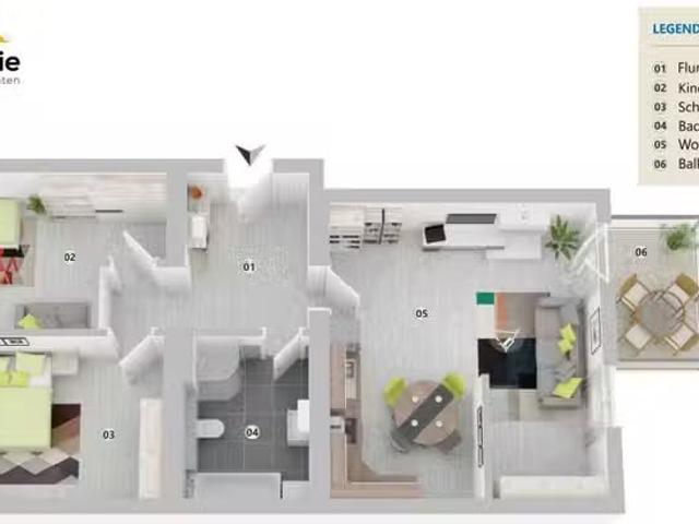 Wohnung mieten Mariental gemütliche 3 Zimmer Wohnung in Mari.