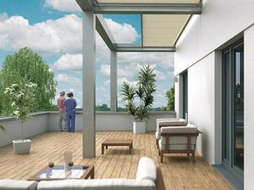 Etagenwohnung kaufen in Schloßberg - Terrasse